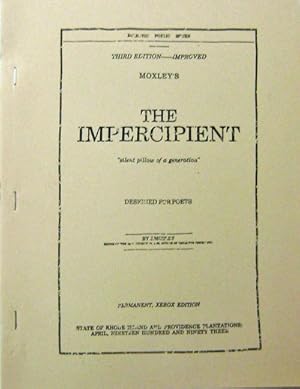 Seller image for The Impercipient April 1993 Issue (#3) for sale by Derringer Books, Member ABAA