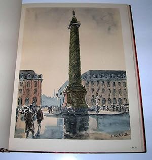 Paris en seize aquarelles. With an introduction by Gaston Bonheur