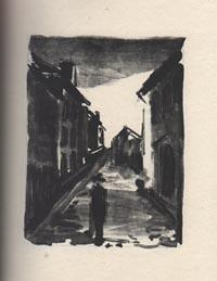 Les Hommes Abandonnes. Illustre de lithographies par M. de Vlaminck