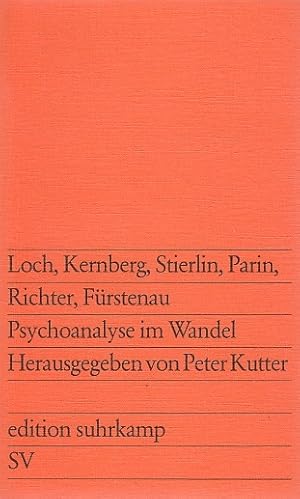 Seller image for Psychoanalyse im Wandel / Beitr. von Wolfgang Loch . Hrsg. u. eingel. von Peter Kutter; Edition Suhrkamp ; 881 for sale by Licus Media