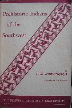 Image du vendeur pour Prehistoric Indians of the Southwest. Appendix mis en vente par North American Rarities
