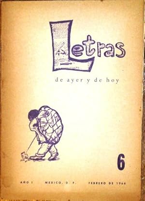 Seller image for Letras De Ayer y De Hoy Ao 1 Numero 6 Febrero De 1966 for sale by Librera Urbe