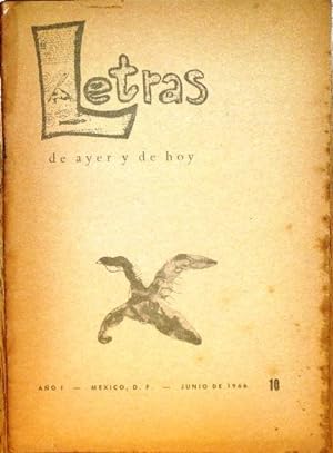 Seller image for Letras De Ayer y De Hoy Ao I Numero 10 Junio De 1966 for sale by Librera Urbe