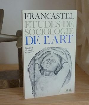 Imagen del vendedor de tudes de sociologie de l'art, Denol - Gonthier, 1970. a la venta por Mesnard - Comptoir du Livre Ancien