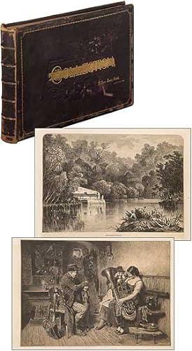 Bild des Verkufers fr [Scrap Book]: A Collection of Wood-Engraved Scenic "Hudson River School" American Landscapes and Related Views (circa 1888) zum Verkauf von Between the Covers-Rare Books, Inc. ABAA