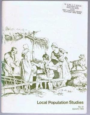 Image du vendeur pour Local Population Studies No. 31 Autumn 1983 mis en vente par Bailgate Books Ltd