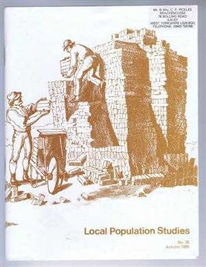 Bild des Verkufers fr Local Population Studies No. 35 Autumn 1985 zum Verkauf von Bailgate Books Ltd