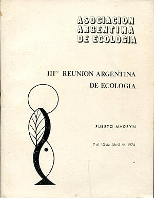 Immagine del venditore per IIIra reunion argentina de ecologia, Puerto Madryn, 7 al 13 de Abril de 1974 venduto da Sylvain Par