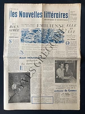 LES NOUVELLES LITTERAIRES-N°1597-10 AVRIL 1958