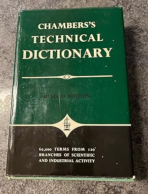 Imagen del vendedor de Chamber's Technical Dictionary a la venta por Oopalba Books