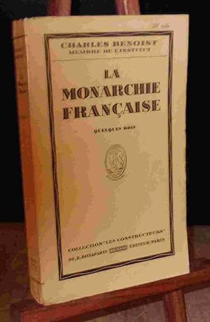 Bild des Verkufers fr LA MONARCHIE FRANCAISE. QUELQUES ROIS. LIVRE II zum Verkauf von Livres 113