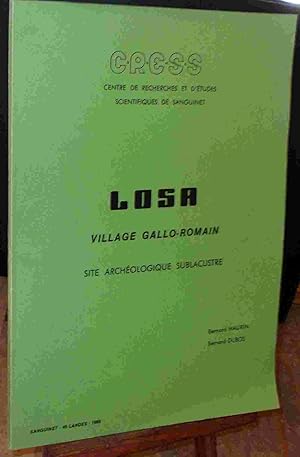 Image du vendeur pour LOSA VILLAGE GALLO ROMAIN - SITE ARCHEOLOGIQUE SUBLACUSTRE - SANGUINET mis en vente par Livres 113