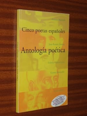 Image du vendeur pour CINCO POETAS ESPAOLES - ANTOLOGA POTICA mis en vente par Libros del Reino Secreto