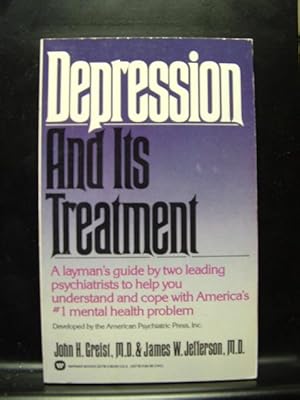 Seller image for DEPRESSION AND ITS TREATMENT for sale by The Book Abyss