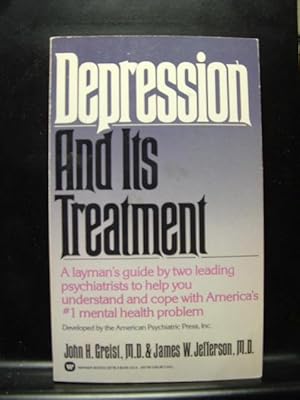 DEPRESSION AND ITS TREATMENT