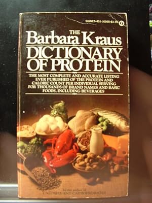 Seller image for BARBARA KRAUS DICTIONARY OF PROTEIN for sale by The Book Abyss
