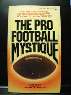 Seller image for PRO FOOTBALL MYSTIQUE for sale by The Book Abyss