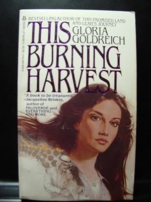 Bild des Verkufers fr THIS BURNING HARVEST Gloria Goldreich (1983 PB) zum Verkauf von The Book Abyss