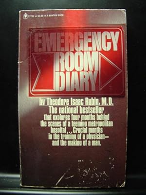 Bild des Verkufers fr EMERGENCY ROOM DIARY Theodore Isaac Rubin (1973 PB) zum Verkauf von The Book Abyss