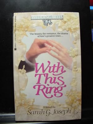 Seller image for WITH THIS RING Sarah G. Joseph (1991 PB) for sale by The Book Abyss