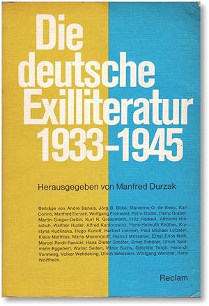 Die Deutsche Exilliteratur 1933-1945