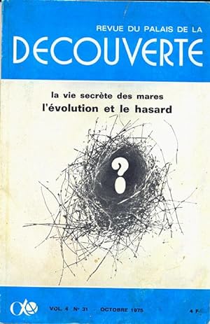 Revue du Palais de la découverte, volume 4, n°31