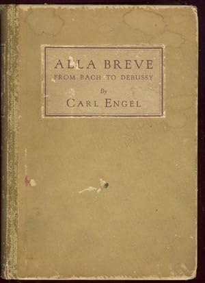 Imagen del vendedor de ALLA BREVE From Bach to Debussy a la venta por Gibson's Books