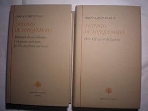 Obras Completas (2 volúmenes): Don Olivante De Laura, Manual De Escribientes, Coloquios Satíicos,...