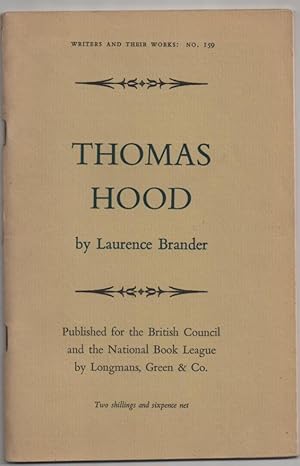 Seller image for Thomas Hood (Writers and Their Work) for sale by Frances Wetherell