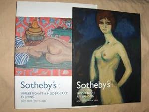 SOTHEBY`S IMPRESSIONIST & MODERN ART EVENING - MODERN ART AFTERNOON - 2 Bände *. New York, 3 / 4 ...
