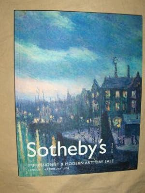 SOTHEBY`S IMPRESSIONIST AND MODERN ART - DAY SALE *. London, 4 February 2004.