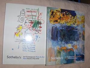 SOTHEBY`S Paris Art Contemporain Vente du Soir / Art Contemporain Vente du Jour *. 2 Bände. Paris...