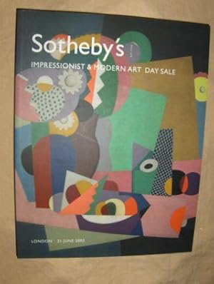 SOTHEBY`S IMPRESSIONIST AND MODERN ART DAY SALE *. London, 21 June 2005.