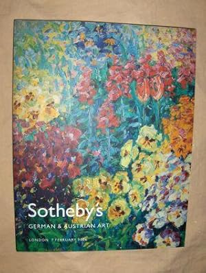 SOTHEBY`S GERMAN & AUSTRIAN ART *. London, 7 February 2006.