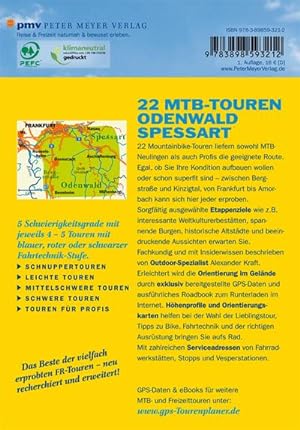 MTB-Touren Odenwald Spessart : Mit GPS-Daten zum Herunterladen