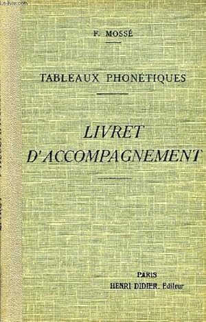 Seller image for TABLEAUX PHONETIQUES, LIVRET D'ACCOMPAGNEMENT for sale by Le-Livre