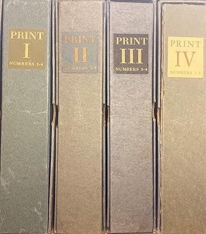 PRINTS, A MAGAZINE DEVOTED TO GRAPHIC ART IN AMERICA. Volumes I-V