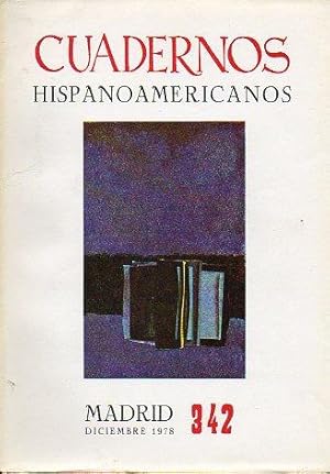 Imagen del vendedor de CUADERNOS HISPANOAMERICANOS. Revista mensual de cultura hispnica. N 342. a la venta por angeles sancha libros