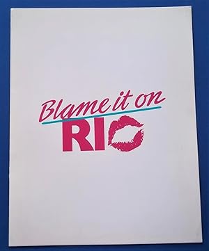 Seller image for Blame It On Rio (1984) Original Four-Page Advance Press Screening Program Publicity Promotional Film Movie (Starring Michael Caine, Joseph Bologna, Valerie Harper, Michelle Johnson, Demi Moore) for sale by Bloomsbury Books