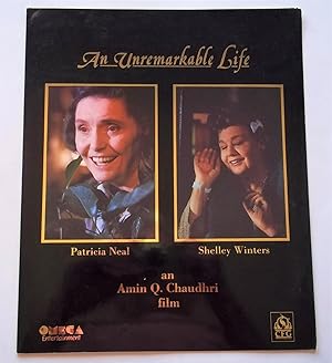 Seller image for An Unremarkable Life (1989) Original Four-Page Advance Press Screening Program Publicity Promotional Film Movie (Starring Patricia Neal and Shelley Winters) for sale by Bloomsbury Books