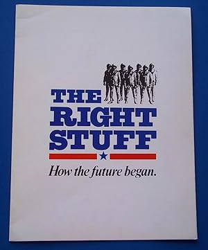 Seller image for The Right Stuff (1983) Original Eight-Page Advance Press Screening Program Publicity Promotional Film Movie (Starring Sam Shepard, Scott Glenn, Ed Harris, Dennis Quaid, Barbara Hershey) for sale by Bloomsbury Books