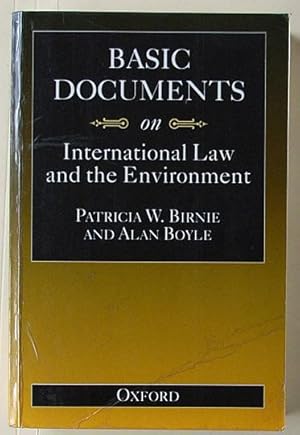 Immagine del venditore per Basic Documents on International Law and the Environment. venduto da Lost and Found Books