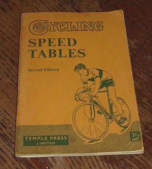 Cycling Speed Tables