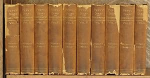 DIARY AND CORRESPONDENCE OF SAMUEL PEPYS ESQ. (VOL 1 - 10 - COMPLETE SET)