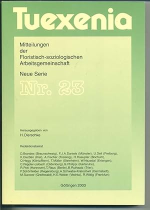 Tuexenia - Mitteilungen der Floristisch-soziologischen Arbeitsgemeinschaft - Neue Serie Nr. 23
