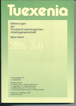 Tuexenia - Mitteilungen der Floristisch-soziologischen Arbeitsgemeinschaft - Neue Serie Nr. 14