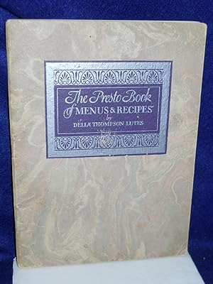 Seller image for The Presto Book of Menus & Recipes for sale by Gil's Book Loft