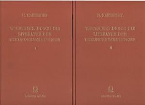 Bild des Verkufers fr Wegweiser durch die Literatur der Urkundensammlung. 2 Bnde. zum Verkauf von Leonardu