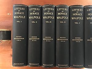 The Letters Of Horace Walpole Fourth Earl Of Orford 9 Vol ( Nine Volumes )