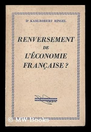 Immagine del venditore per Renversement de l'economie francaise venduto da MW Books